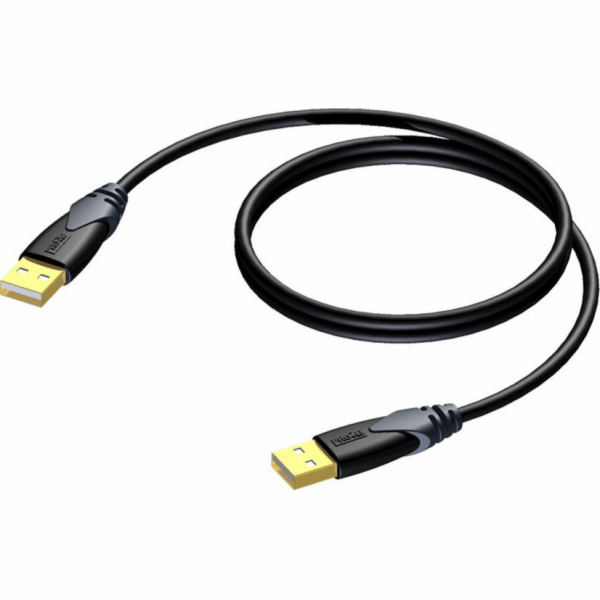 Procab USB-A - USB-A kabel USB 3 m černý (CLD600/3)