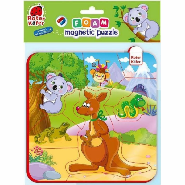 Pěnové puzzle Roter Kafer s magnetem "Animals of Australi...