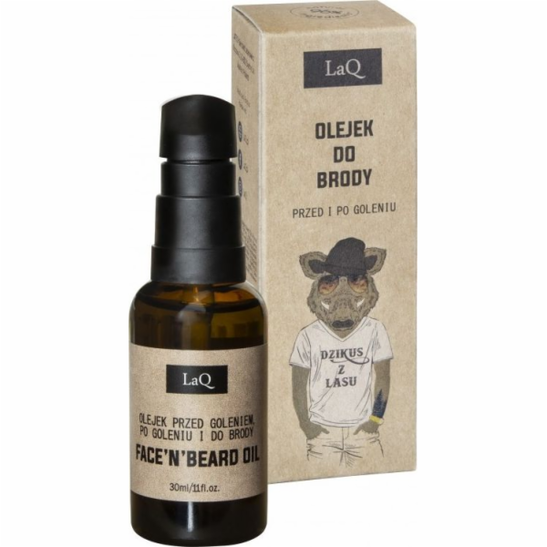 LaQ LAQ_Olej na vousy před a po holení Dzikus z Lasu 30ml