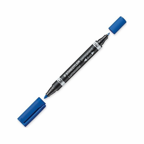 Staedtler STAEDTLER Zweispitzmarker Lumocolor trvalá modr...