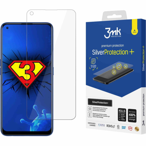 3MK Antimikrobiální ochranný film 3MK Silver Protect+ Rea...