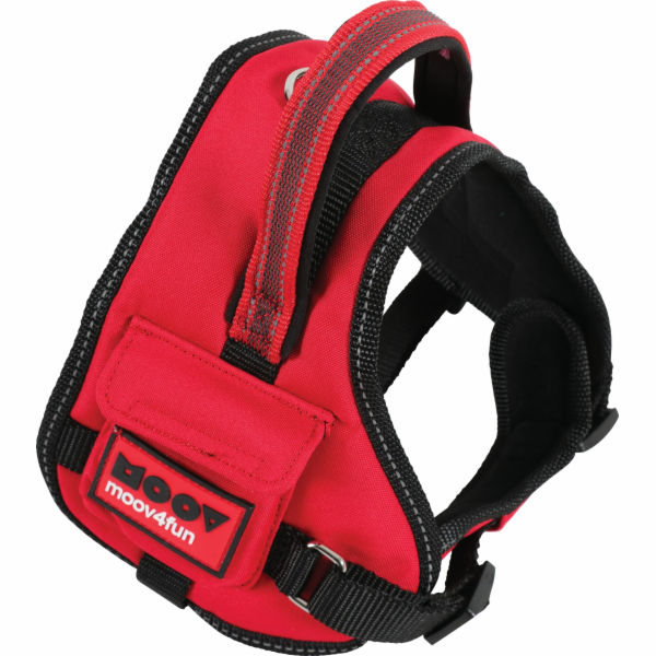 Nastavitelný postroj Zolux MOOV COMFORT, XXL, červený