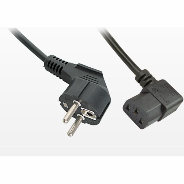 Lindy C13 - Schuko napájecí kabel, 2m, černý (30345)