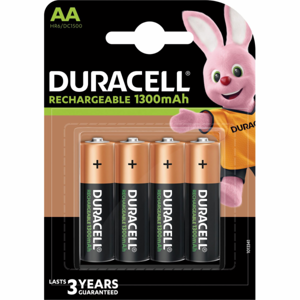 Baterie Duracell AA / R6 1300mAh 4 ks.