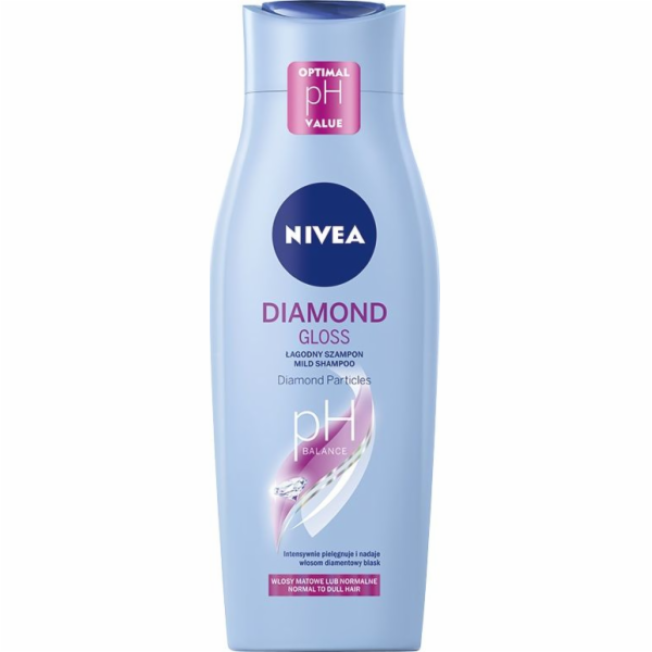 Nivea Péče o vlasy DIAMOND GLOSS CARE Šampon 400 ml