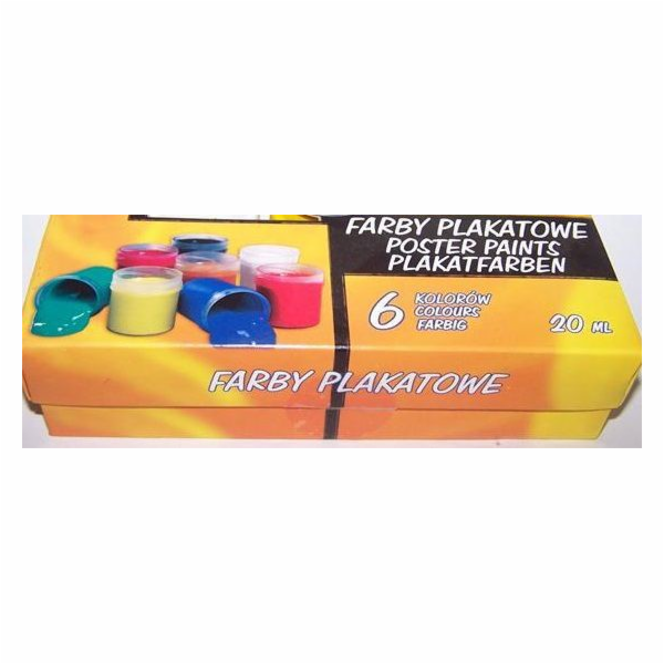 Barvy Bertus 6col.20ml.ASTRA