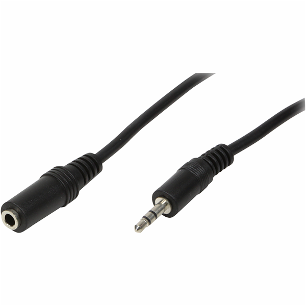 Kabel LogiLink Jack 3,5 mm – Jack 3,5 mm 3 m černý (CA1054)
