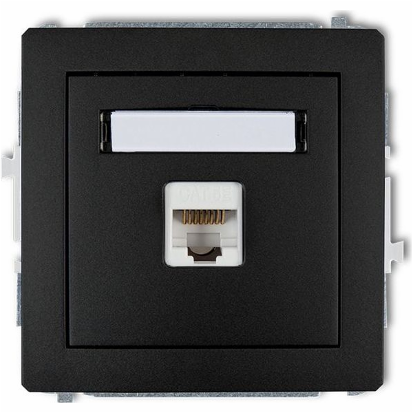 Karlik DECO Single počítačové zásuvky 1xRJ45, kat. 5e, 8p...
