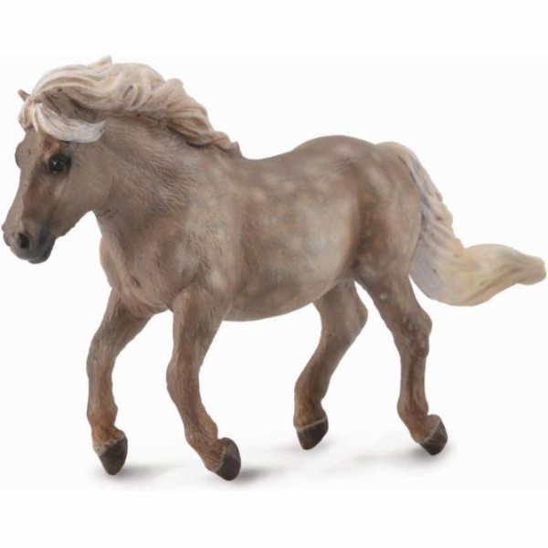 Collecta figurka shetlandského poníka stříbrná tečka (88606)