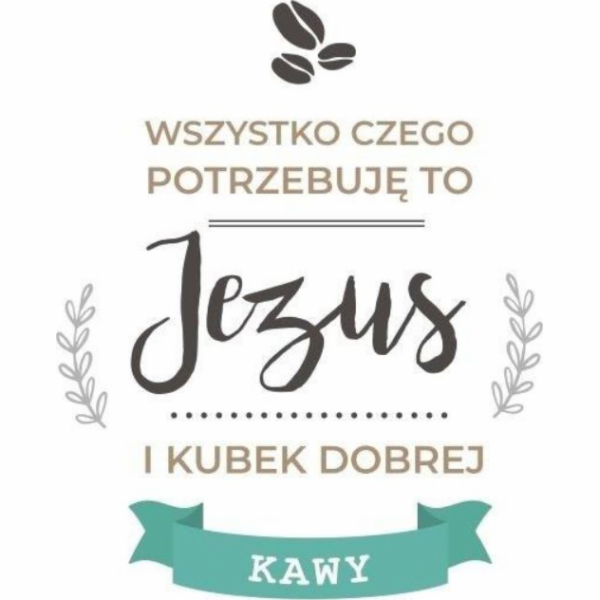 Sharon Cork tácek - Ježíš a šálek kávy