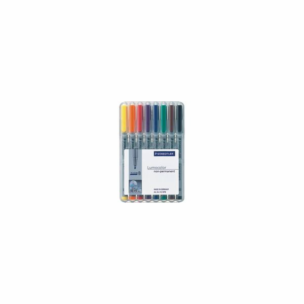 STAEDTLER fóliové pero Lumocolor B nonperm 8 kusů