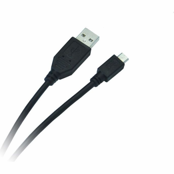 Libox USB-A - microUSB kabel 1,8 m černý (LB0011)