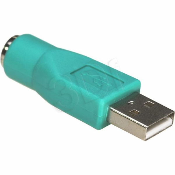 Akyga USB - PS/2 USB adaptér Zelený (AK-AD-14)