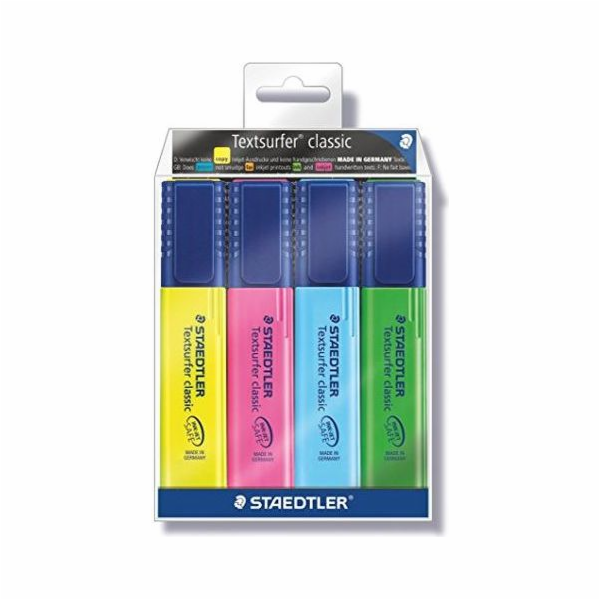 Staedtler Textsurfer klasický zvýrazňovač 4 barvy