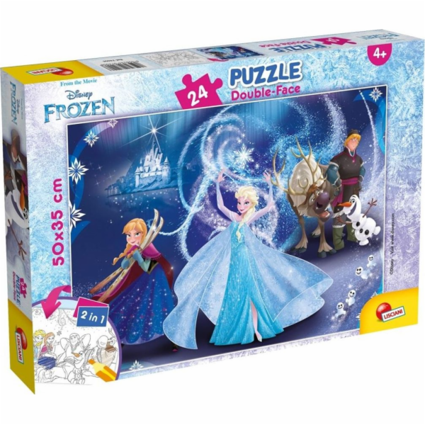Lisciani oboustranné puzzle Plus 24 Frozen 2