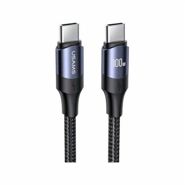Usams USB-C – USB-C USB kabel 3 m černý (6958444973357)