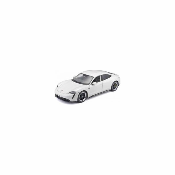 Bburago Porsche Taycan Turbo S Bílá 1:24 BBURAGO