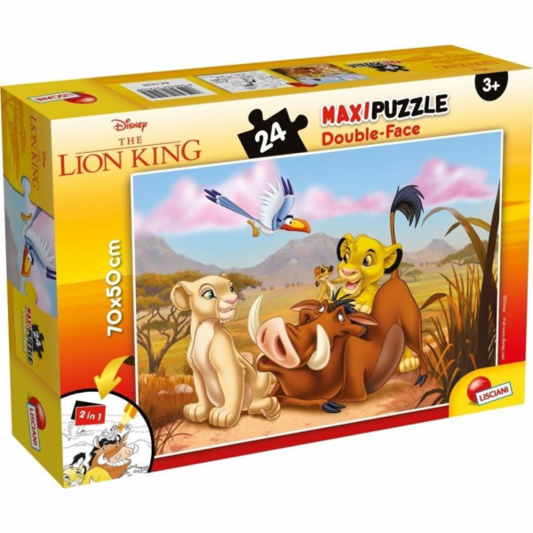 Lisciani PUZZLE DF SUPERMAXI 24 LVÍ KRÁL