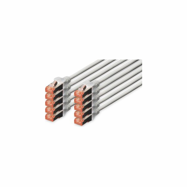 Digitus Patchcord CAT6, S-FTP, 2m, 10 kusů (DK-1644-020-10)