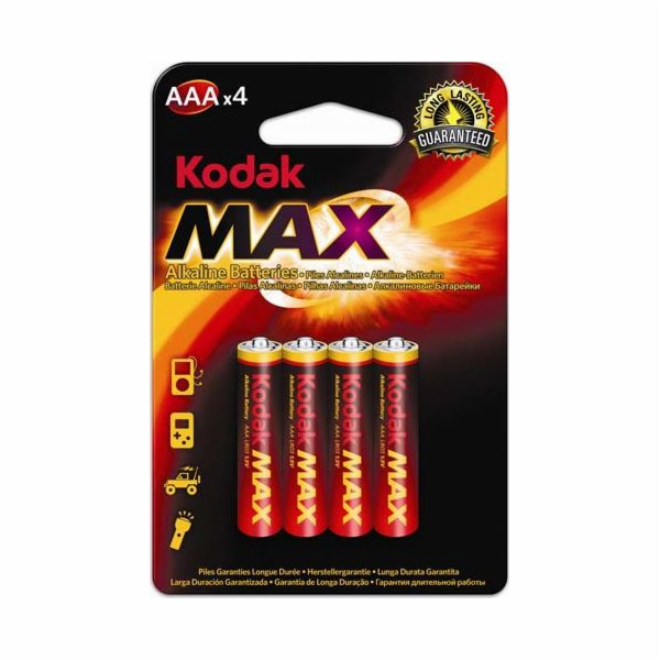 Baterie Kodak Max AAA / R03 4 ks.
