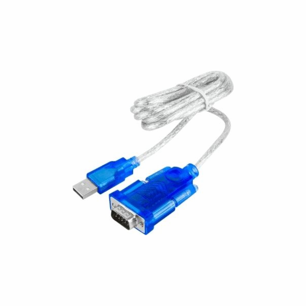 Cabletech DB9M USB - RS-232 USB adaptér modrý (KPO3431-1.5)