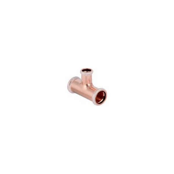 Geberit Mapress Tee redukční kupfer 22 x 18 x 22 mm (61257)