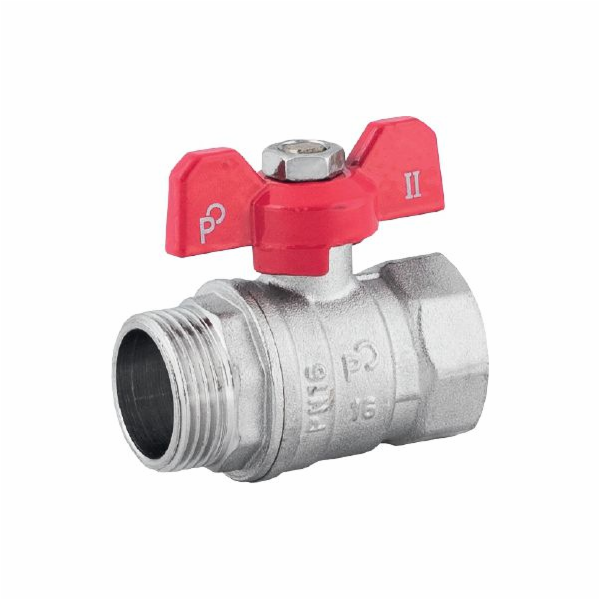 Perfexim Vodní kulový kohout WZ DN15 motýlek 1041 G1/2 (0...