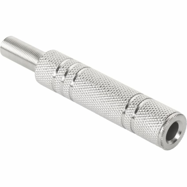 6,3 mm stereo jack konektor, kovový, poniklovaný | A2-1-1...
