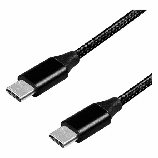 LogiLink USB-C - USB-C kabel USB 0,3 m černý (CU0153)
