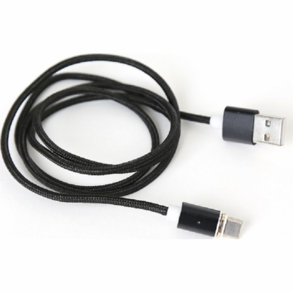 Platinet USB-A - microUSB USB kabel 1 m černý (PUCMPM1)