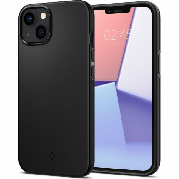 Černé pouzdro Spigen Thin Fit pro Apple iPhone 13