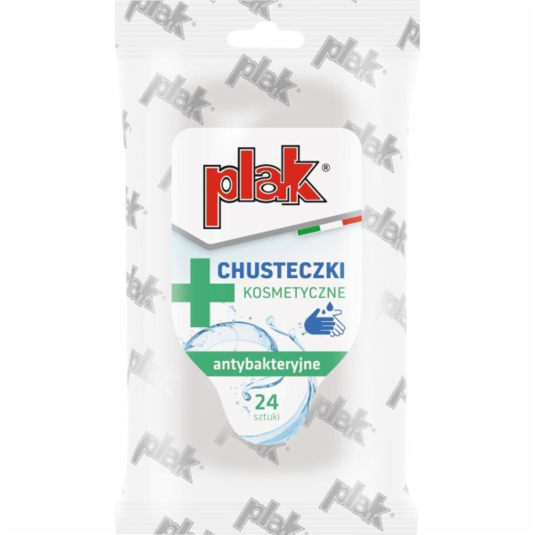 Plak Antibakteriální kosmetické ubrousky 24 ks.