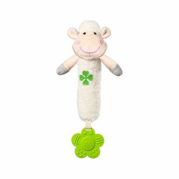 BabyOno 606-SWEET LAMBIE Pískadlo s kousátkem