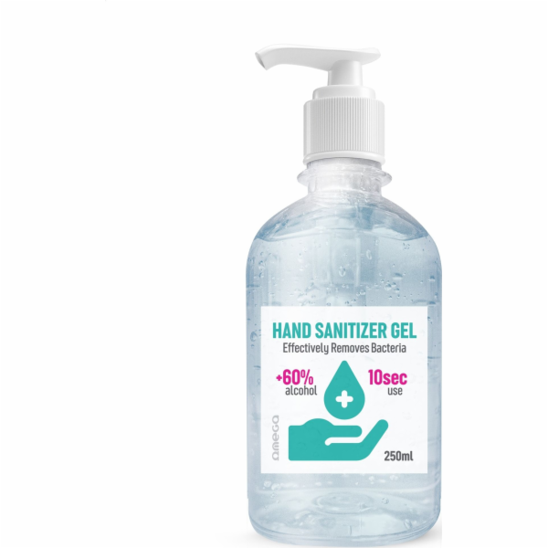 Omega OMEGA DEZINFEKČNÍ PŘÍPRAVEK NA RUCE 250ml LAHEV S P...