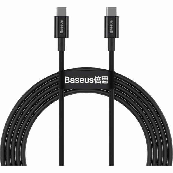 Baseus USB-C - USB-C USB kabel 2 m černý (BSU2850BLK)