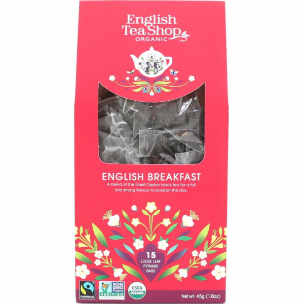 English Tea English Tea Shop, English Breakfast Tea, 15 p...