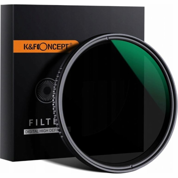 Kf filtr 40,5 mm Kf filtr Fader šedý nastavitelný Nd8-nd2...