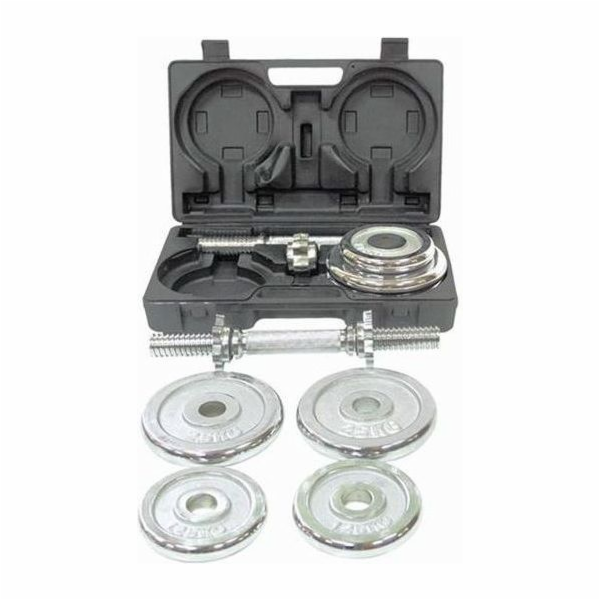 HMS činky STC20 chrom 2 x 10 kg