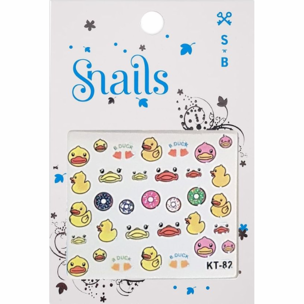 Samolepky na nehty Snails Quack Quack