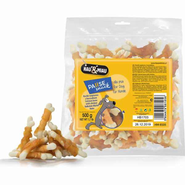 Hau&Miau Hau&Miau limetkové kostky s kuřecím masem 500g H...