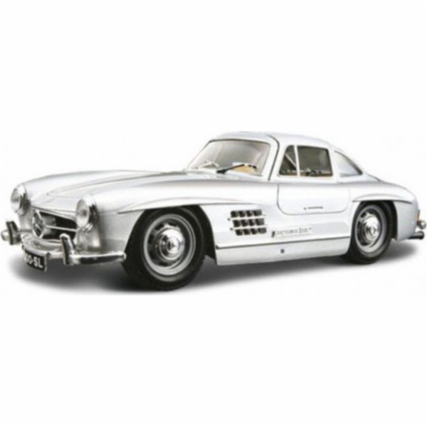 Bburago Mercedes-Benz 300SL 1954 Stříbrná 1:24 BBURAGO
