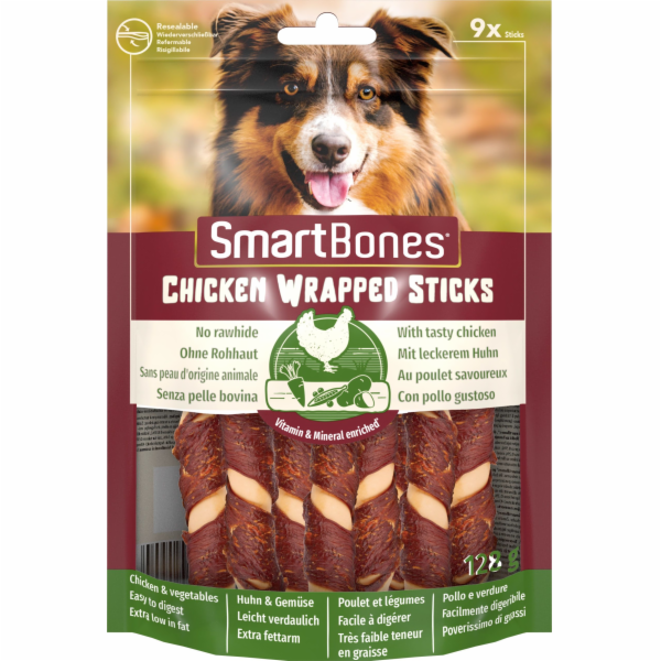 SmartBones Chicken Wrap Sticks Mini 9 ks. [T020904]