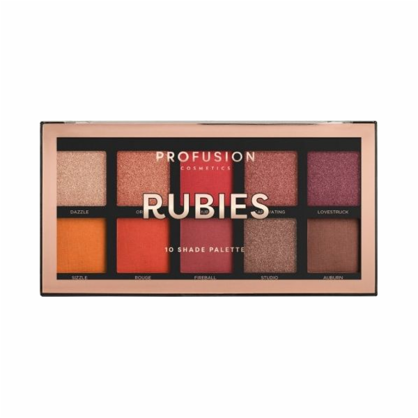 Paletka očních stínů ProFusion Profusion Rubies Paletka 1...