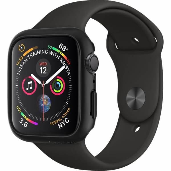 Pouzdro Spigen Thin Fit černé pro Apple Watch 4 (44 mm)