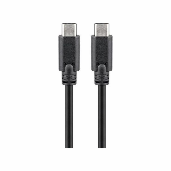 Goobay USB-C – USB-C USB kabel 1 m černý (531398)
