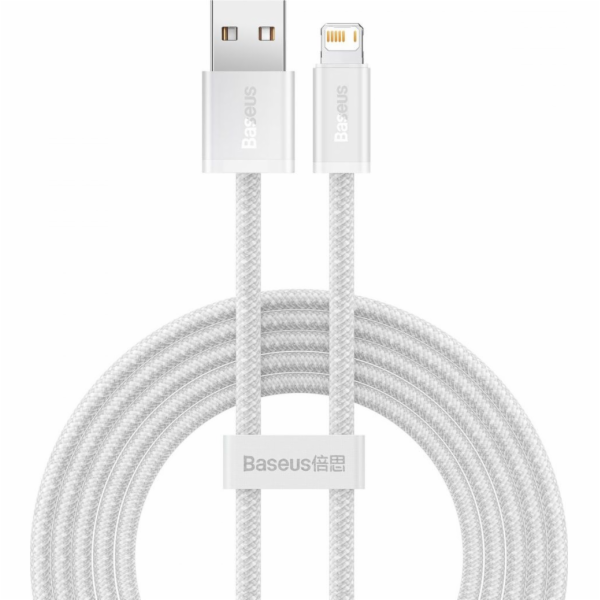 Baseus USB-A - Lightning USB kabel 2 m bílý (BSU3004WHT)