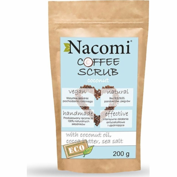 Nacomi NACOMI_Coffee Scrub kávový scrub Kokos 200g