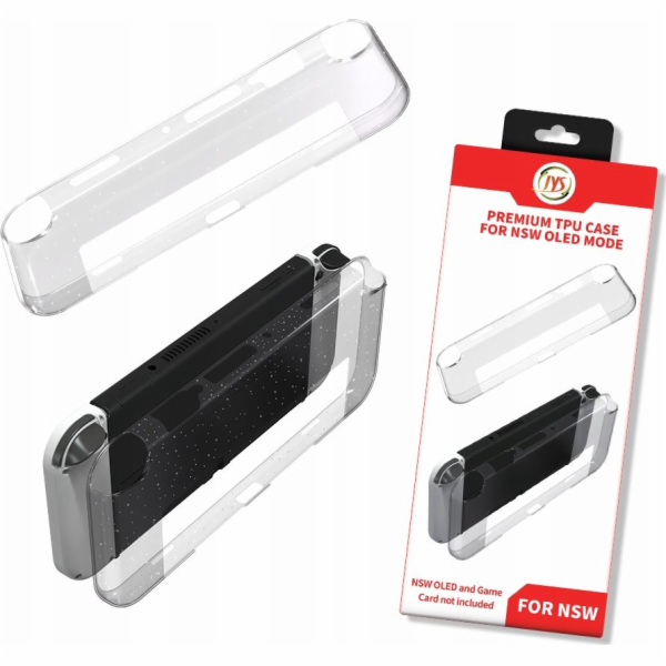 JYS Cover Case Case pro Nintendo Switch Oled Transparent