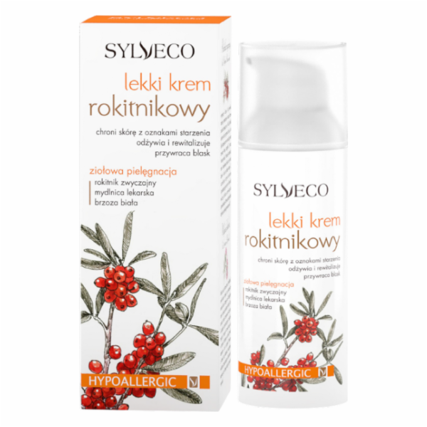 Sylveco Light Rakytníkový krém s dávkovačem 50 ml