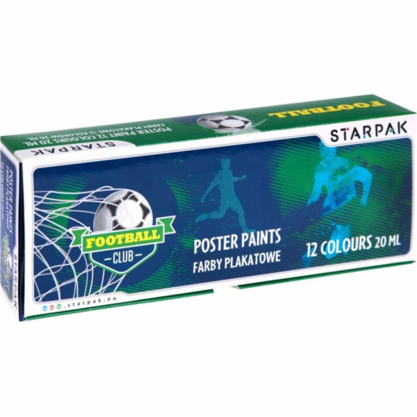 Starpak I BARVY PLAK 12KOL/20ML FOTBAL STK FOL 6/2